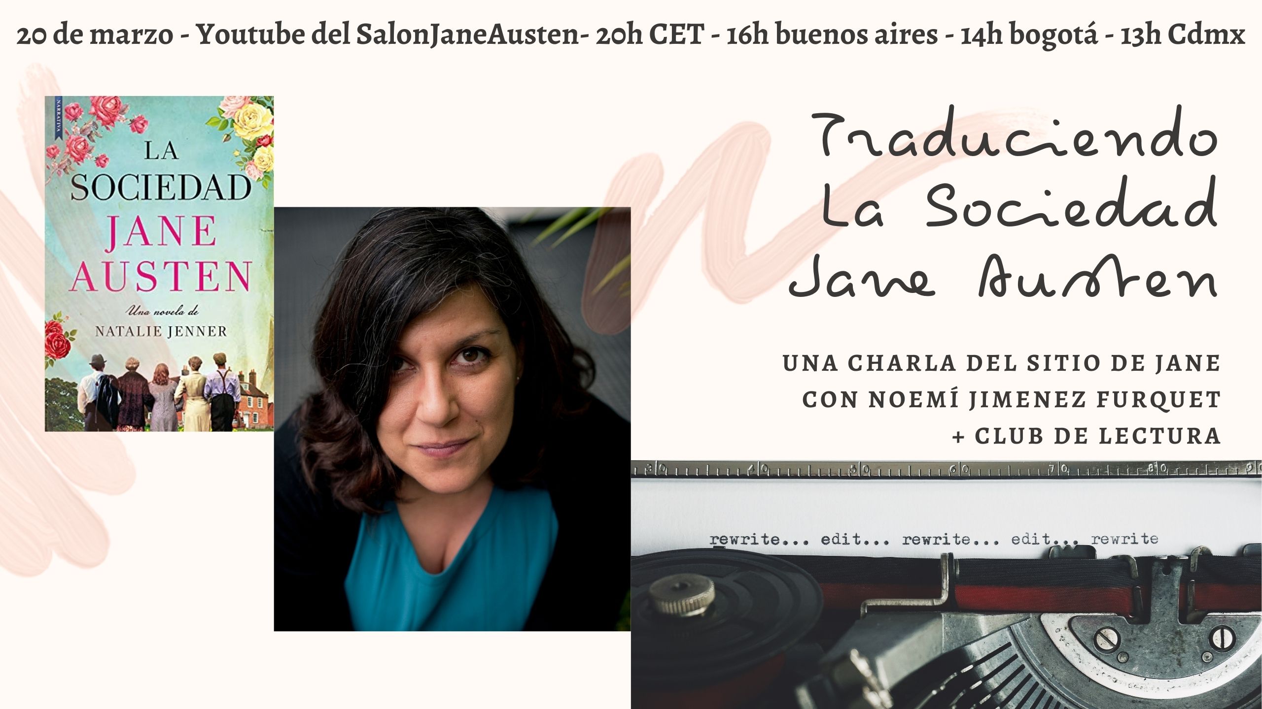Traduciendo La Sociedad Jane Austen – Charla con Noemí Jiménez Furquet