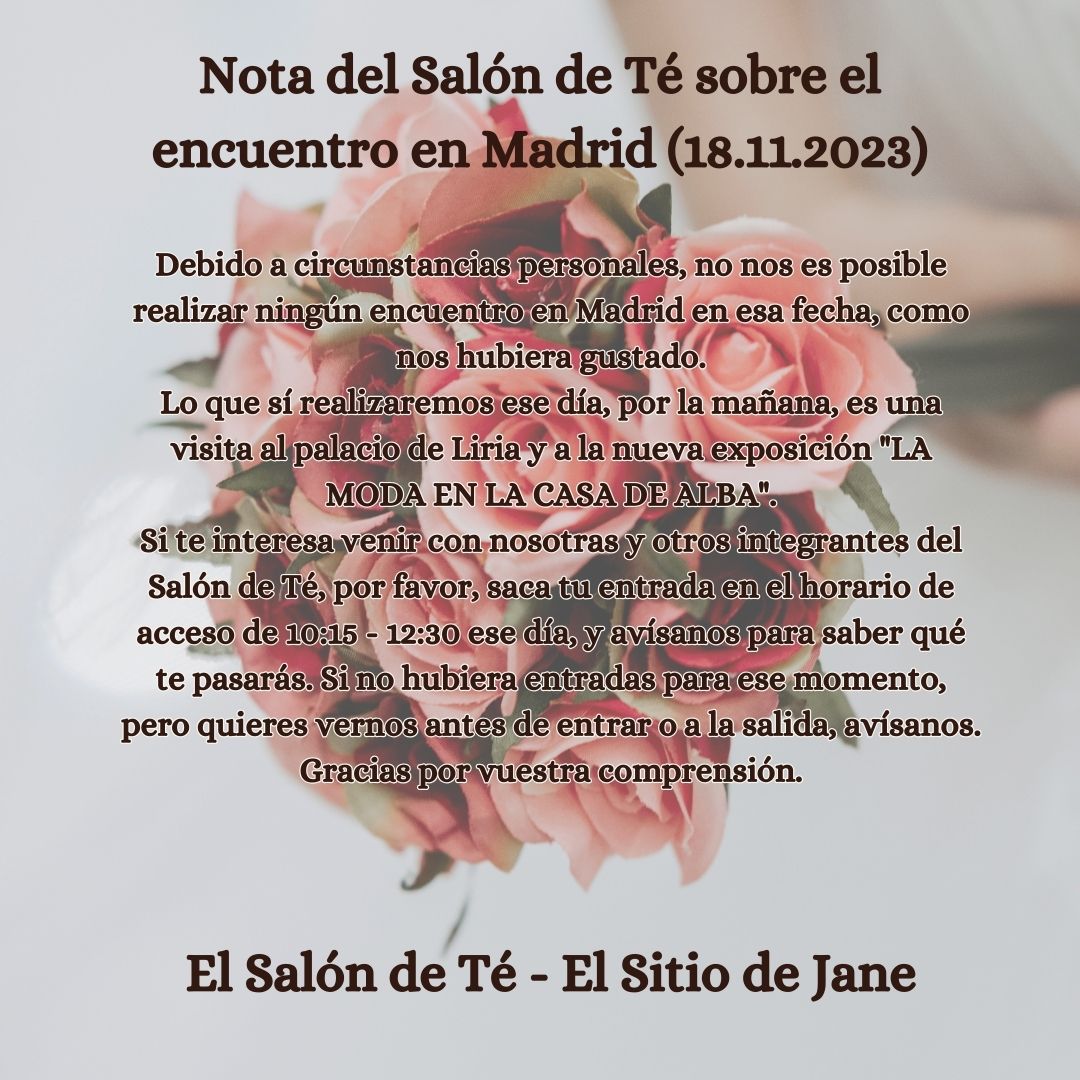 Comunicado sobre el encuentro en Madrid – 18.11