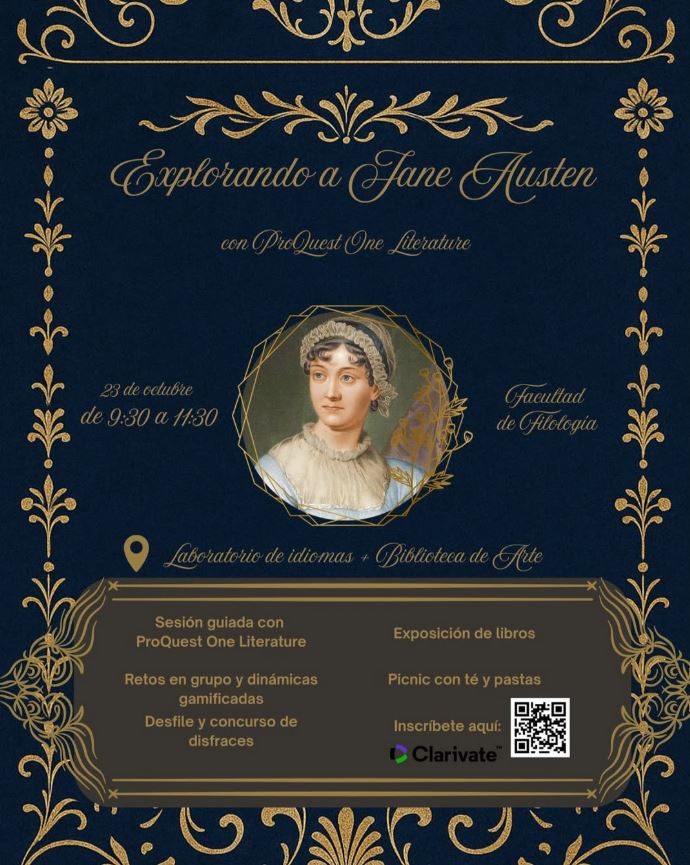 23.10 – Universidad de Sevilla: Explorando a Jane Austen con ProQuest One Literature